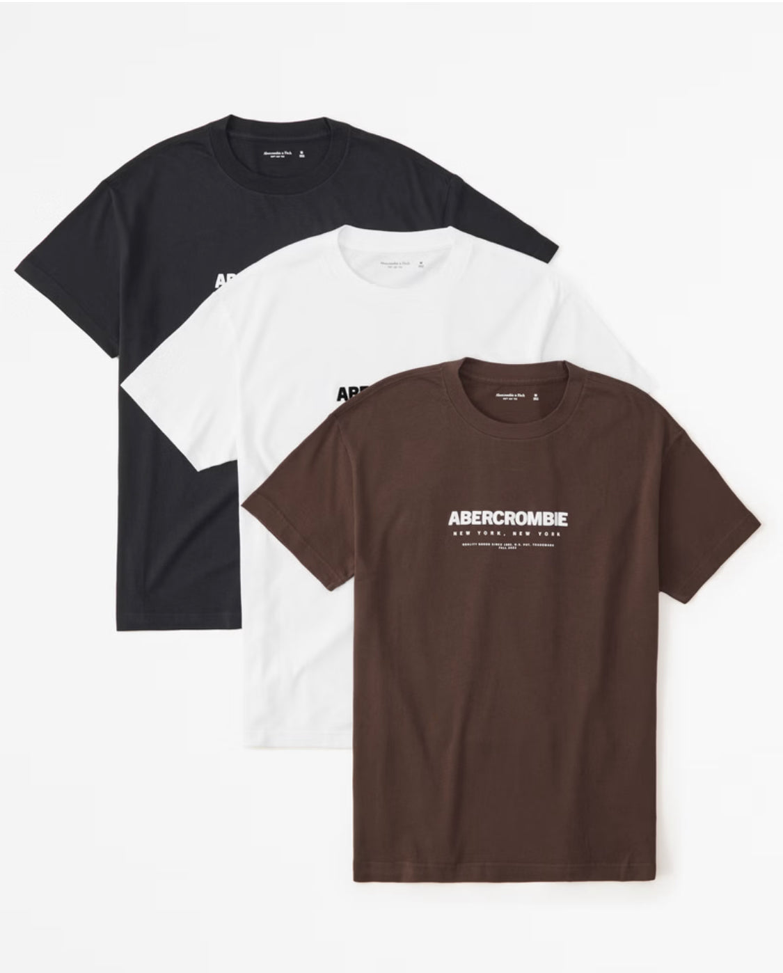 Pack de 3 t-shirts ras du cou à emblème