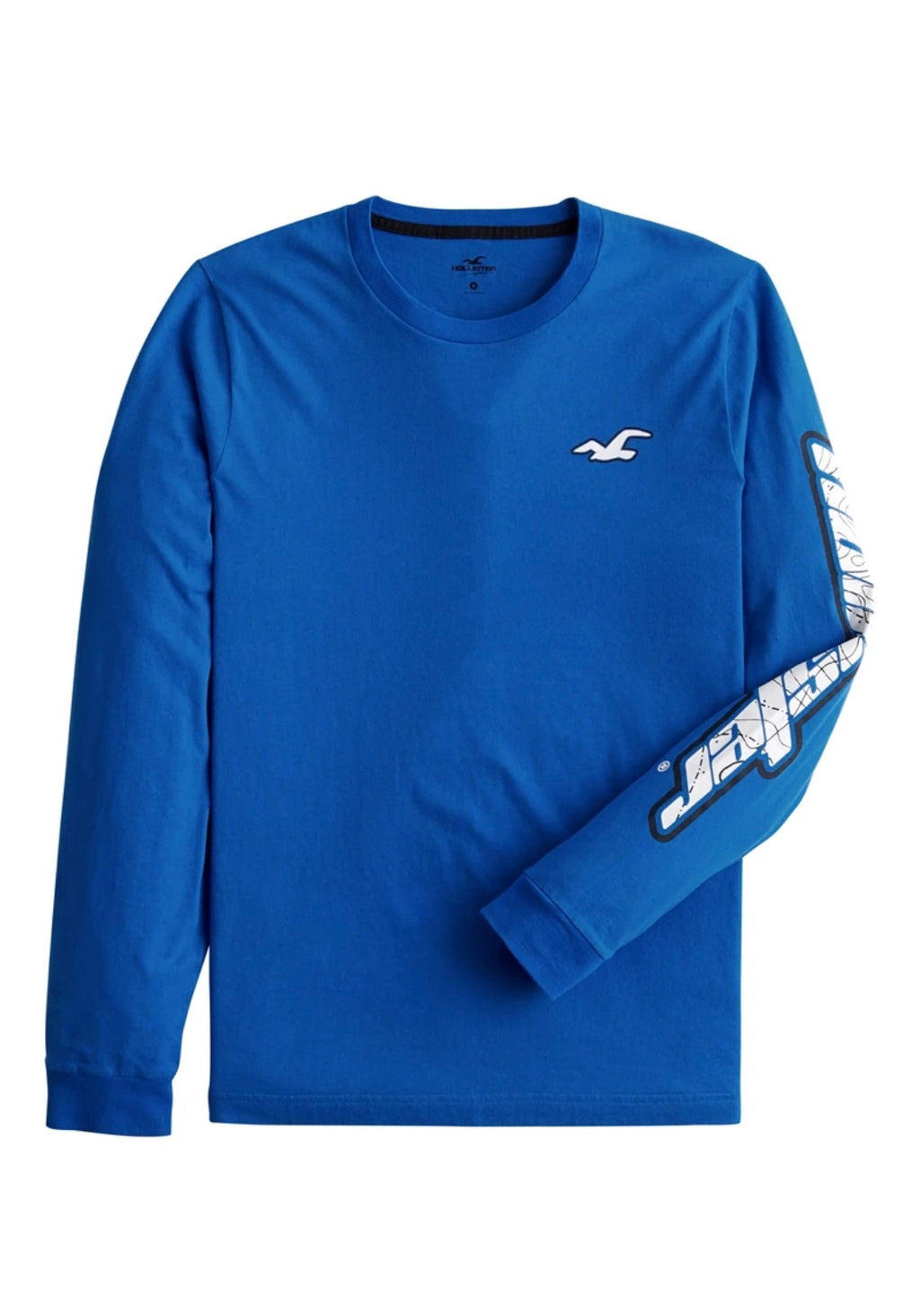 T-shirt à col rond avec manches longues