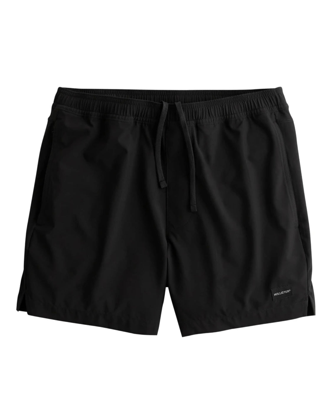 Short de bain style volley en tissu gaufré longueur mi-cuisse
