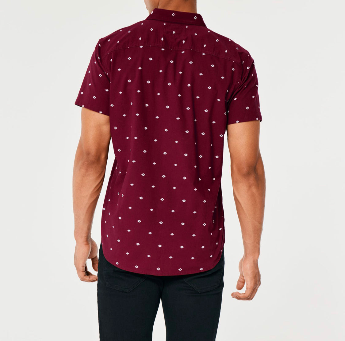 Chemise boutonnée décontractée à manches courtes
