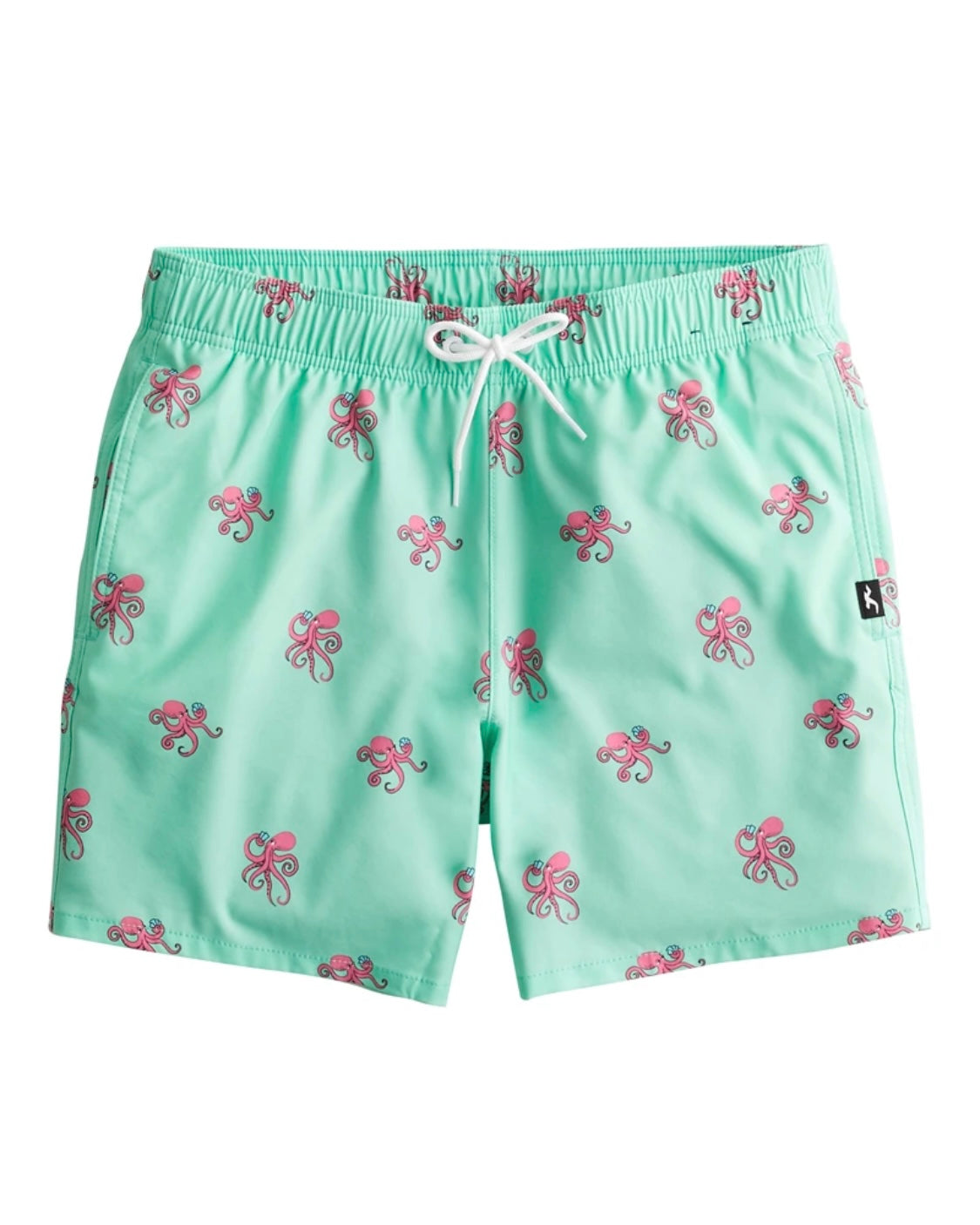 Short de bain style volley en tissu gaufré longueur mi-cuisse