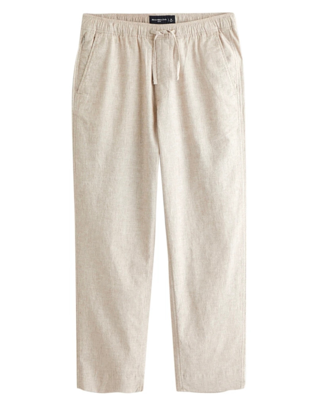 Pantalon ample à enfiler en lin mélangé A&F