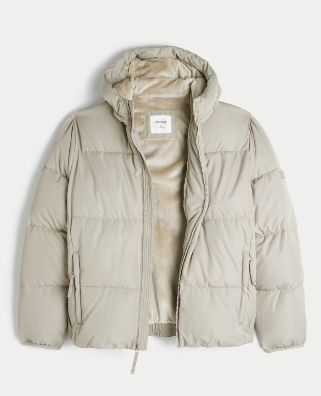 Doudoune doublée de fausse fourrure