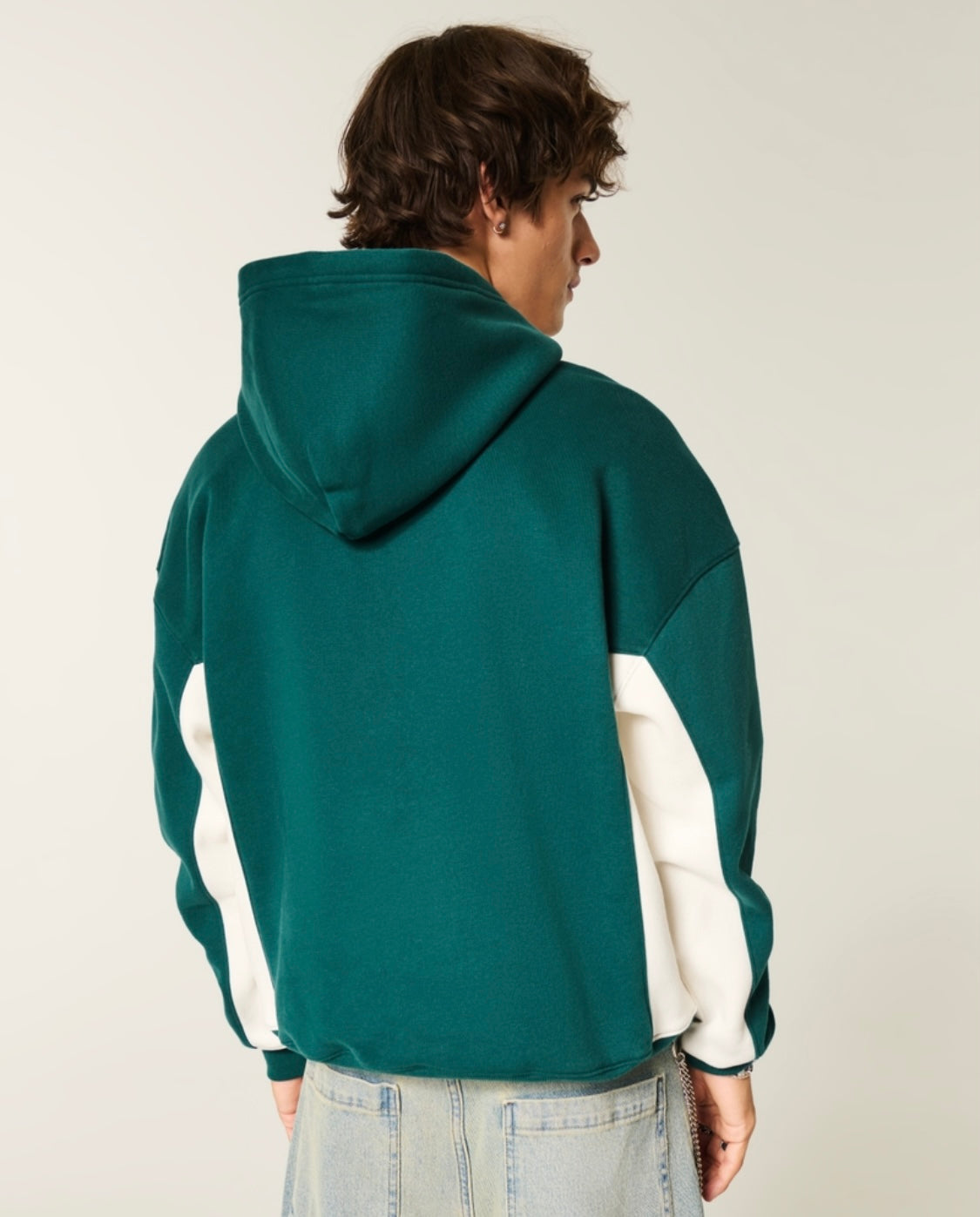 Sweat à capuche à logo Boxy