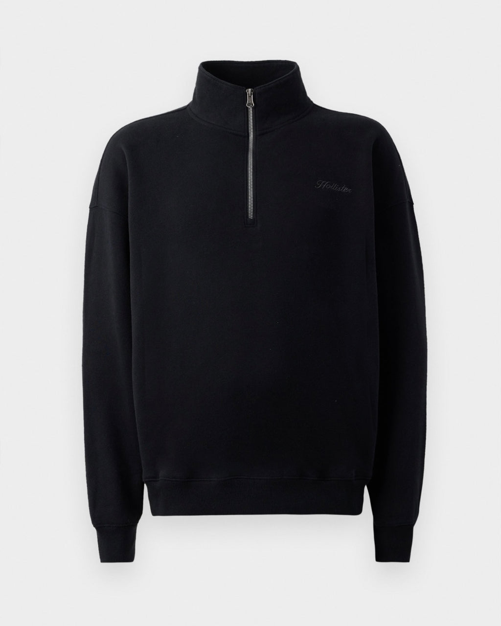 Sweat à logo Boxy et fermeture éclair quart de longueur