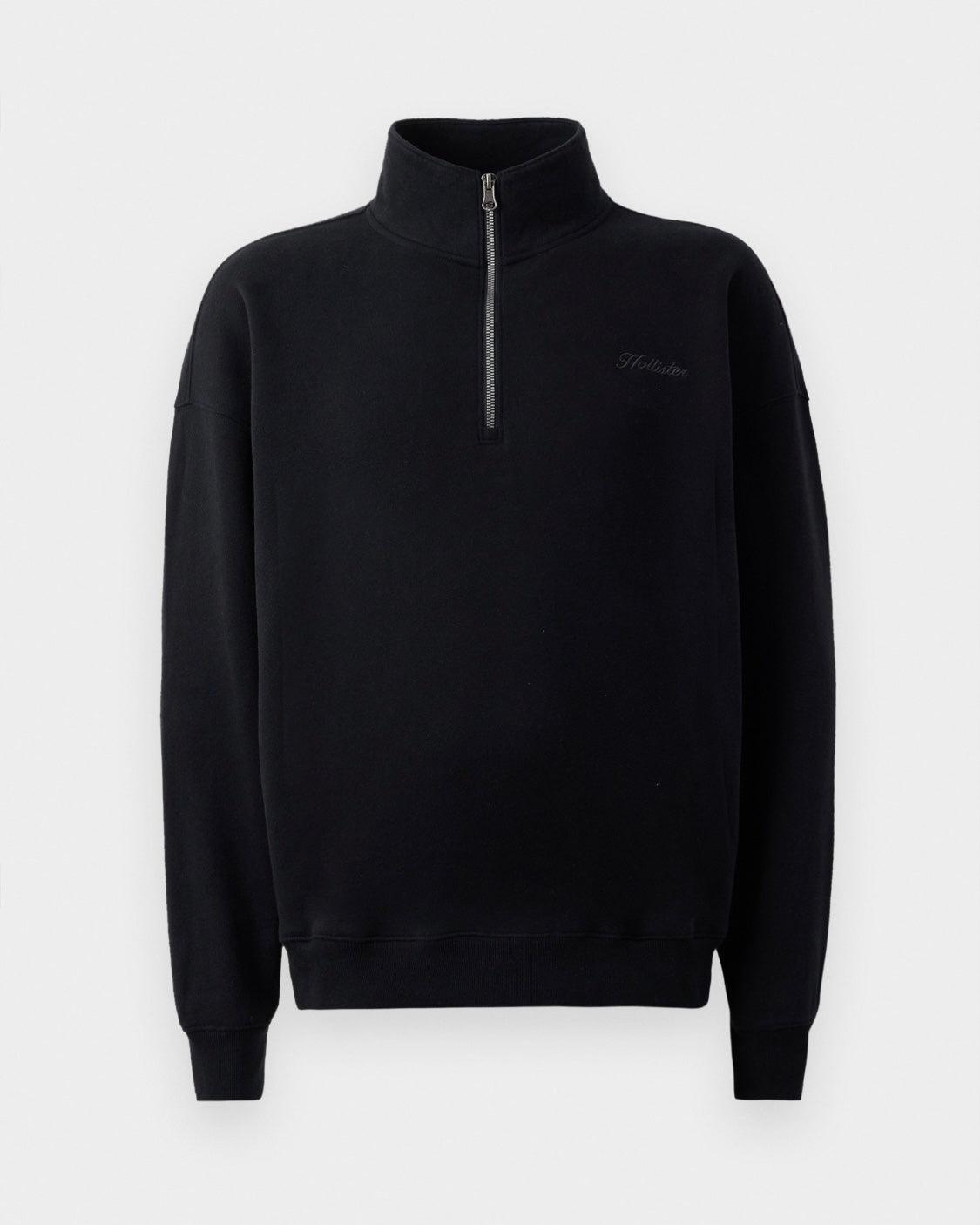 Sweat à logo Boxy et fermeture éclair quart de longueur