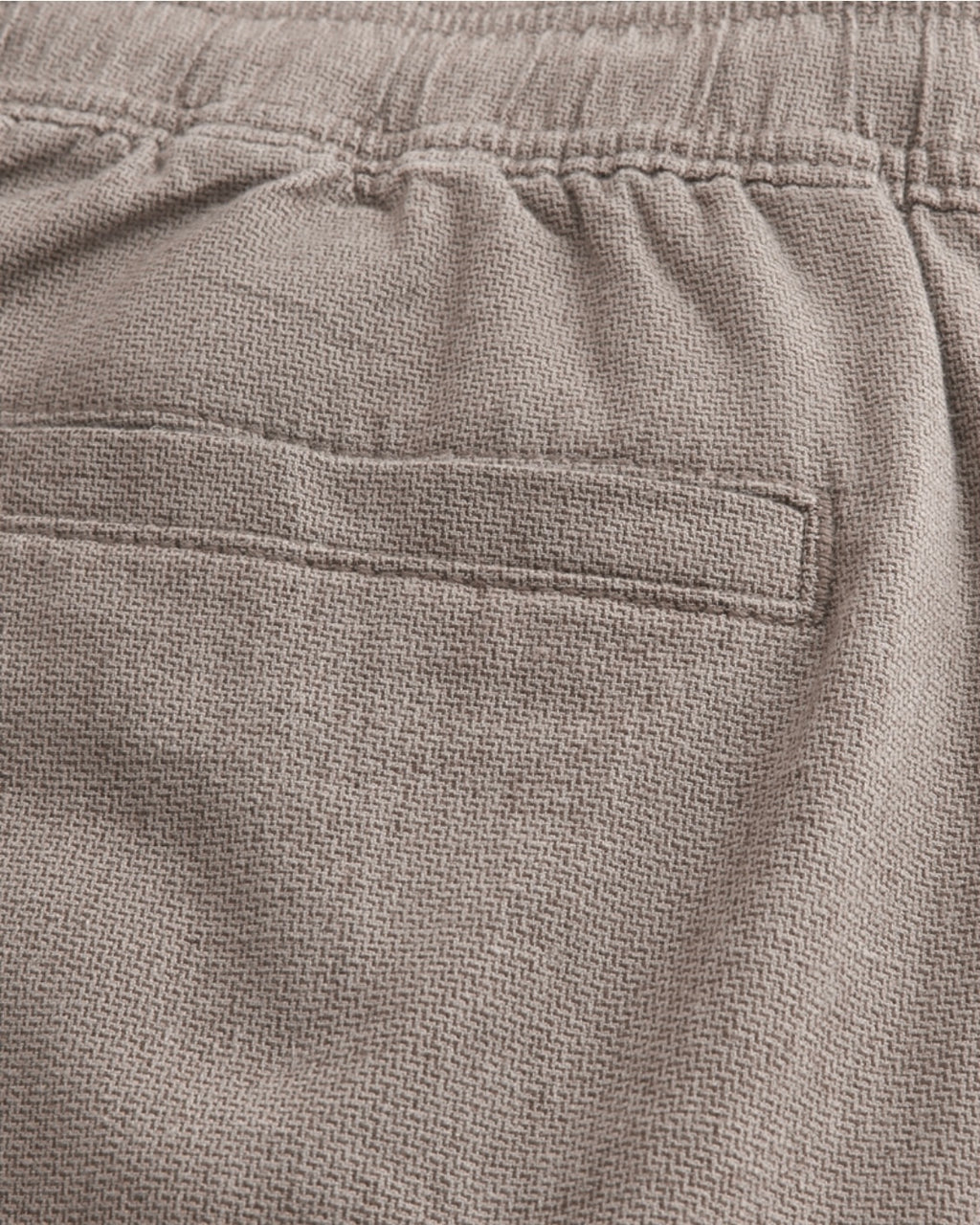 Pantalon ample à enfiler en lin mélangé