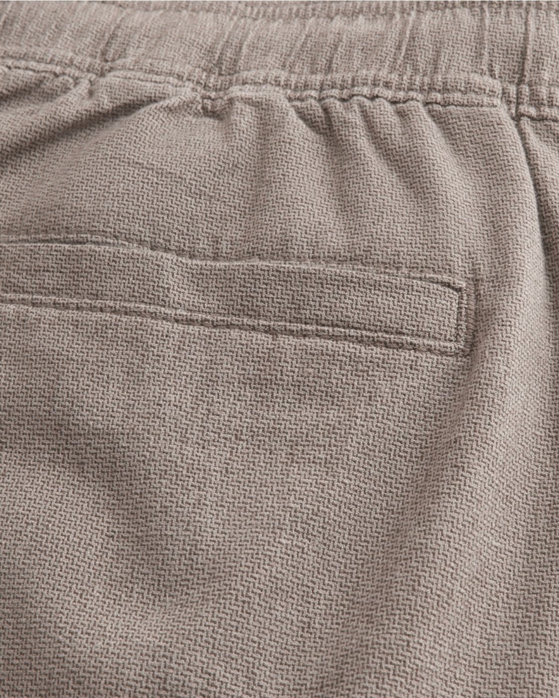 Pantalon ample à enfiler en lin mélangé