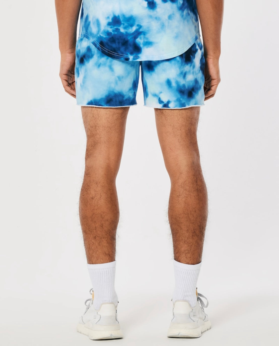 Short tie & die mi-cuisse avec logo en polaire Feel Good Hollister