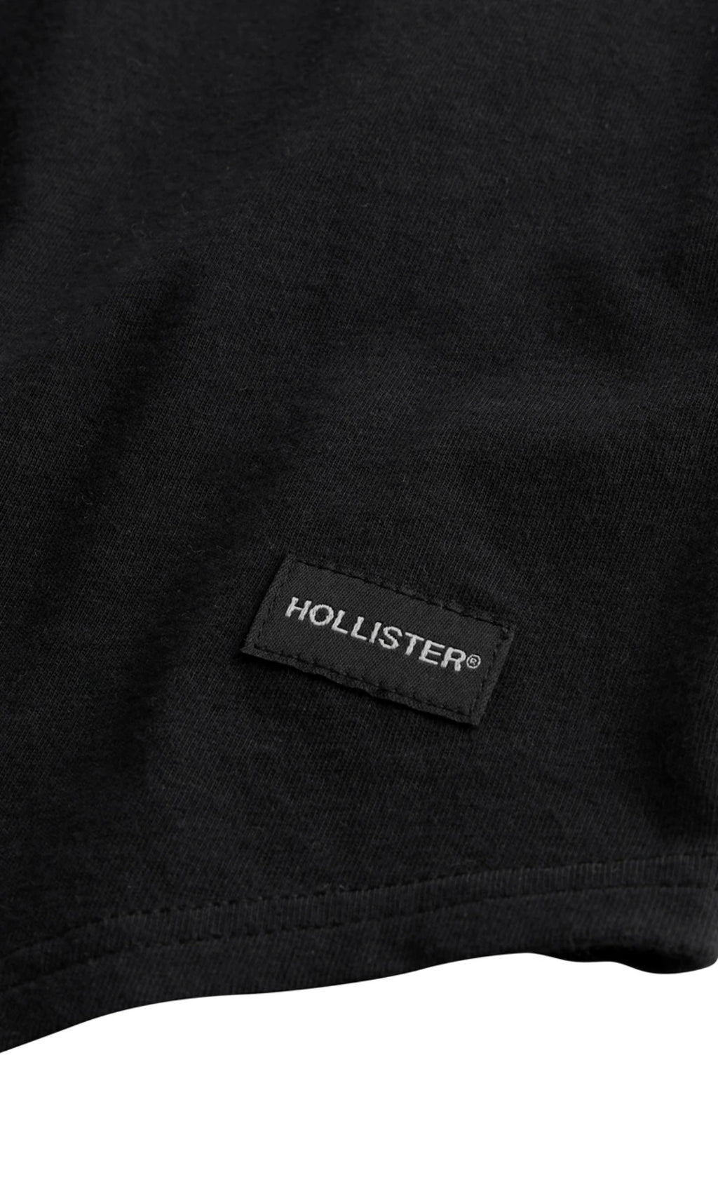 T-shirt ras du cou long à ourlet arrondi