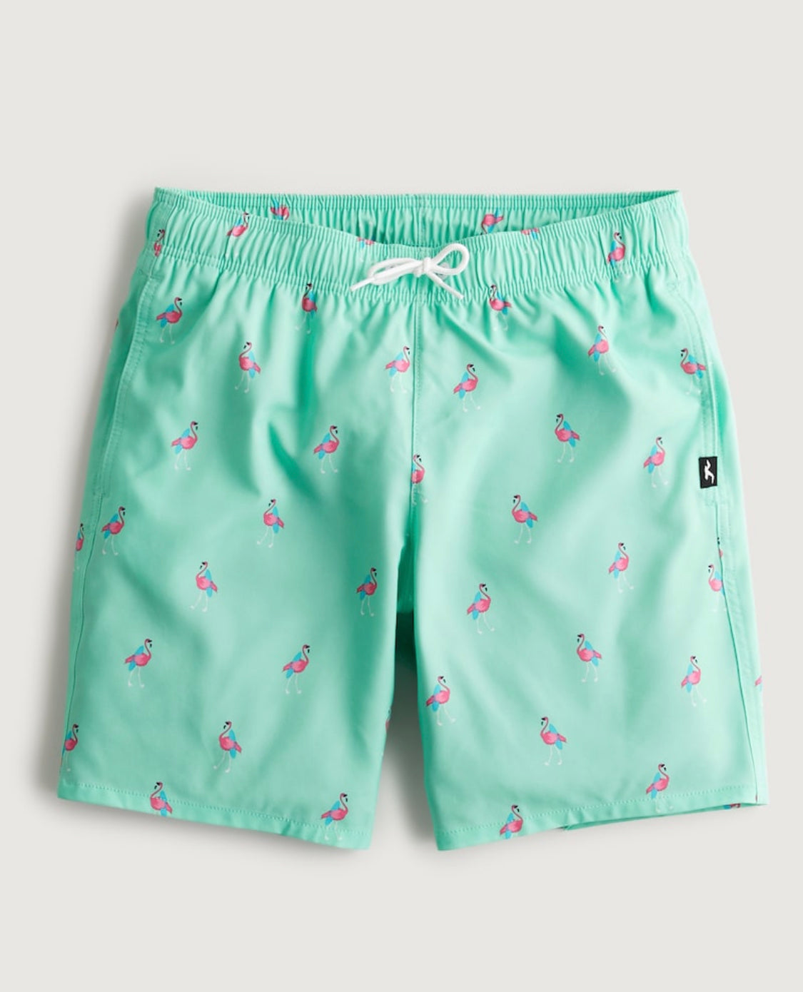Short de bain style volley en tissu gaufré longueur mi-cuisse
