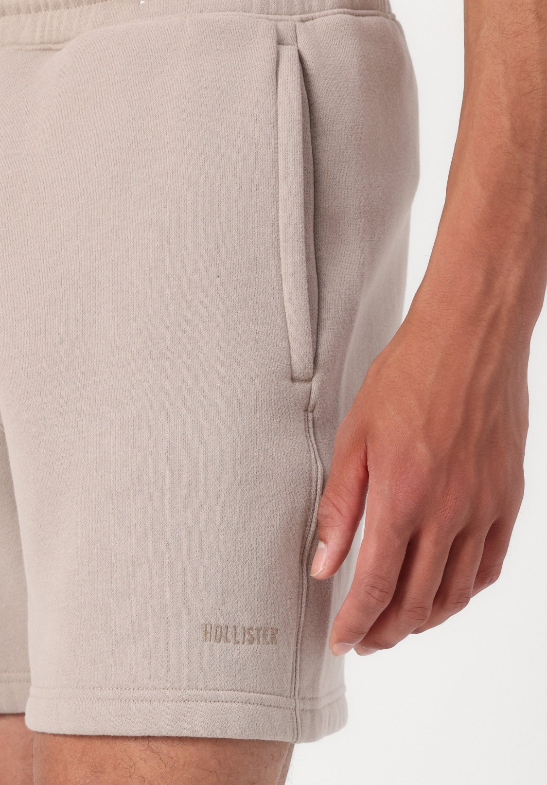 Short baggy en tissu polaire longueur mi-cuisse