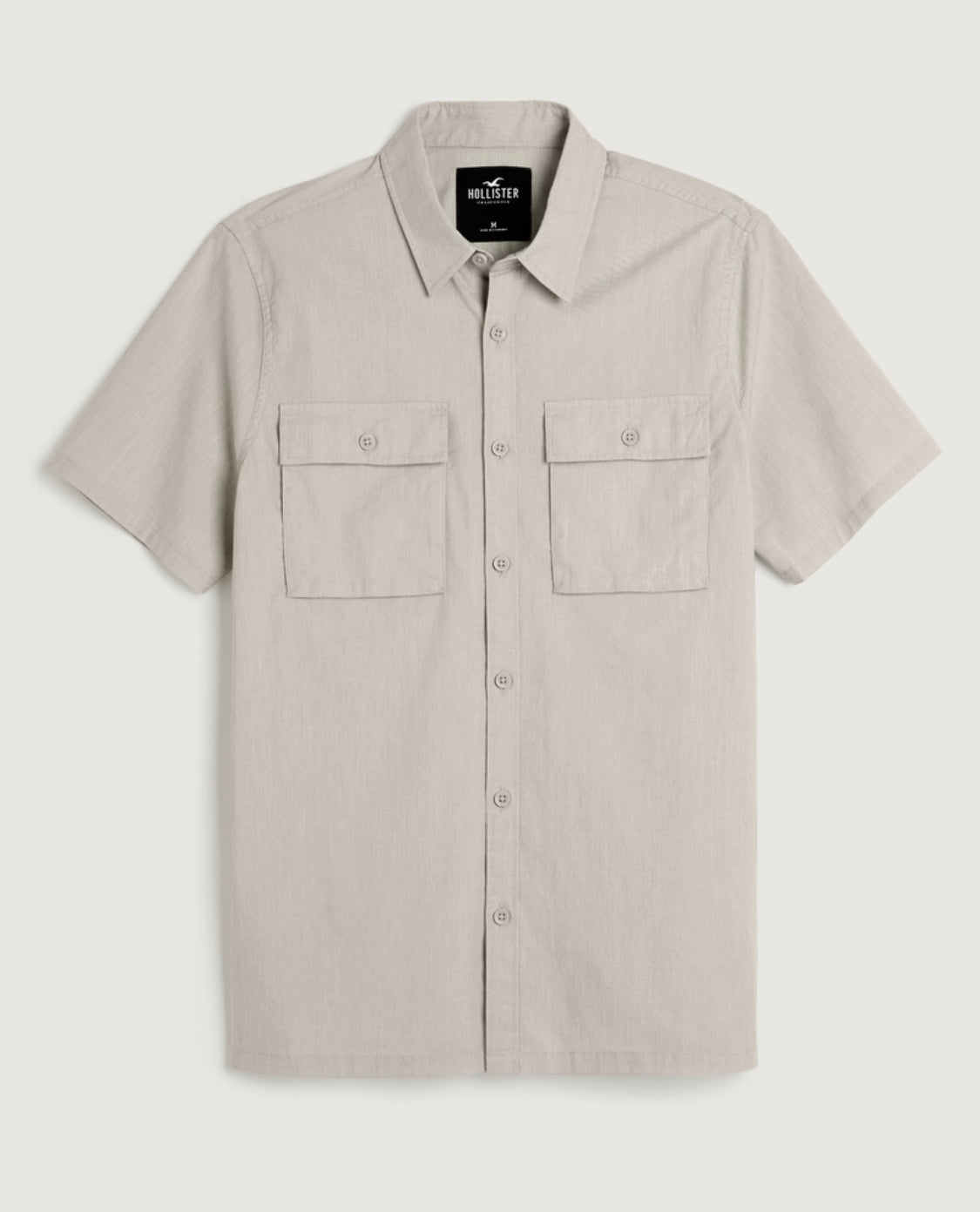 Chemise boutonnée décontractée à manches courtes