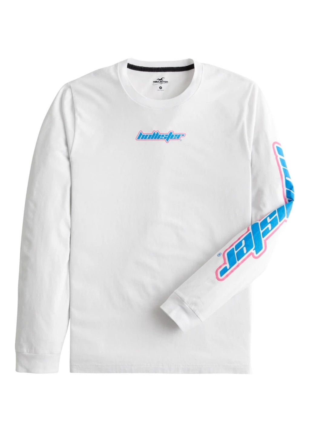 T-shirt à col rond avec manches longues