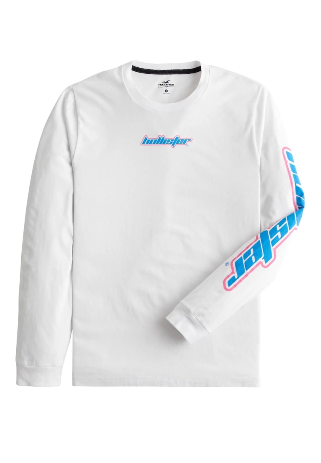 T-shirt à col rond avec manches longues