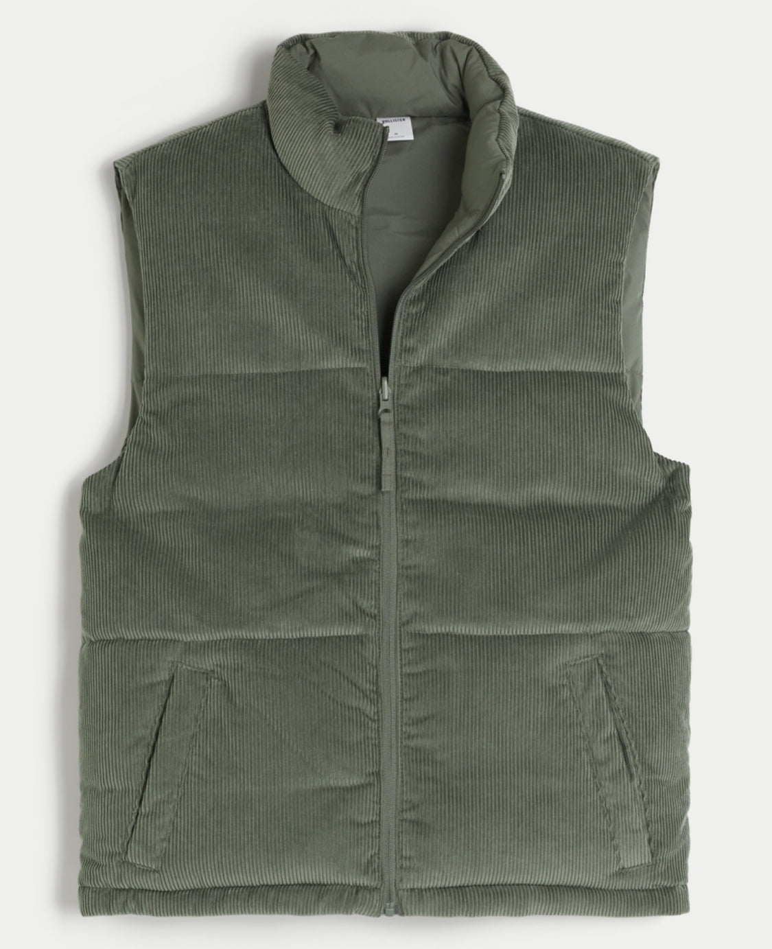 Gillet réversible en velours côtelé