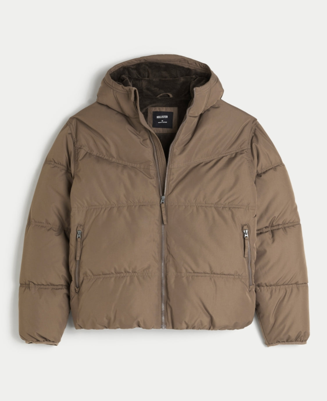 Doudoune doublée en fausse fourrure