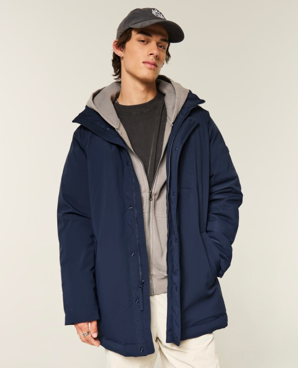 Doudoune coupe parka