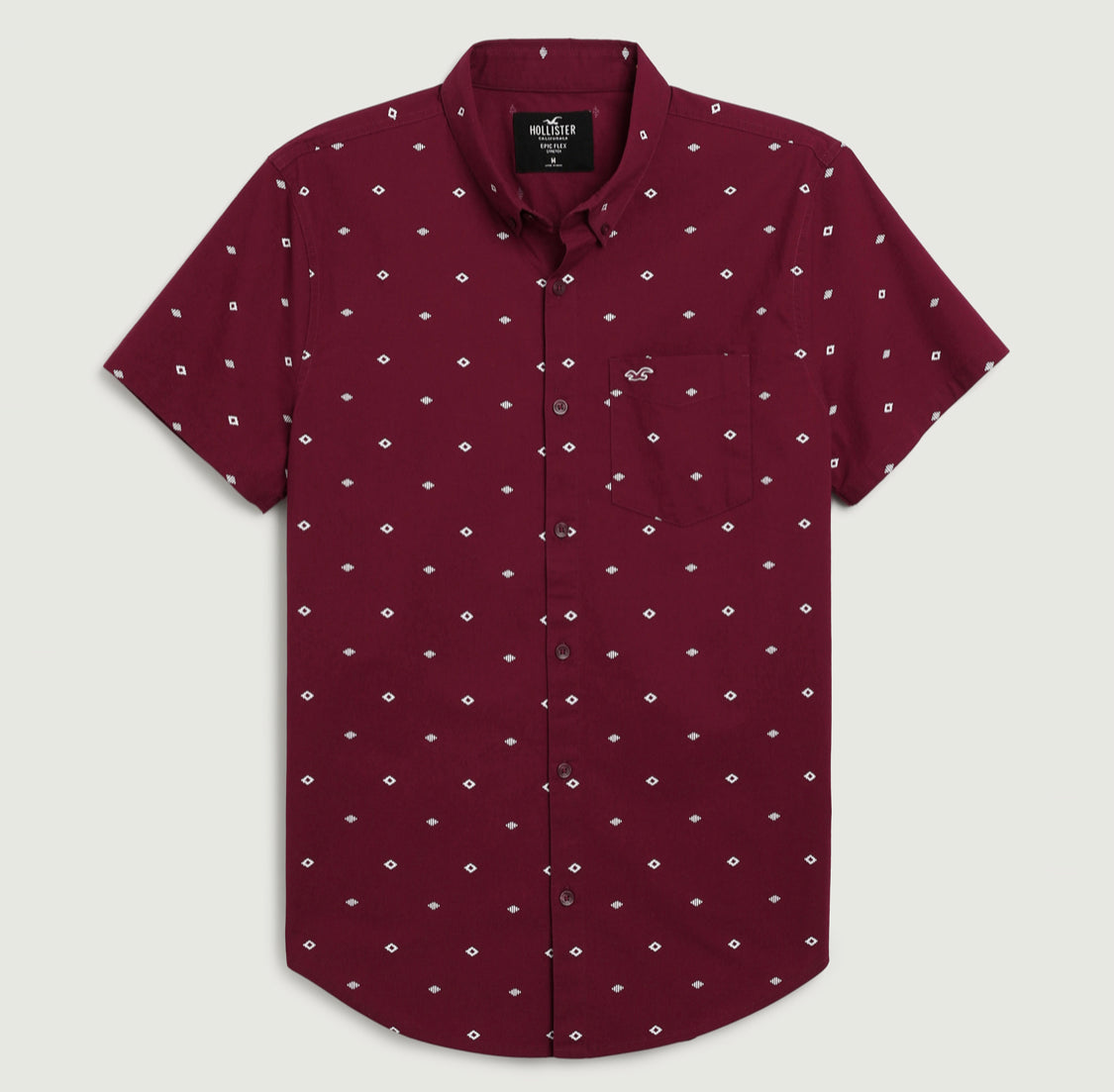 Chemise boutonnée décontractée à manches courtes