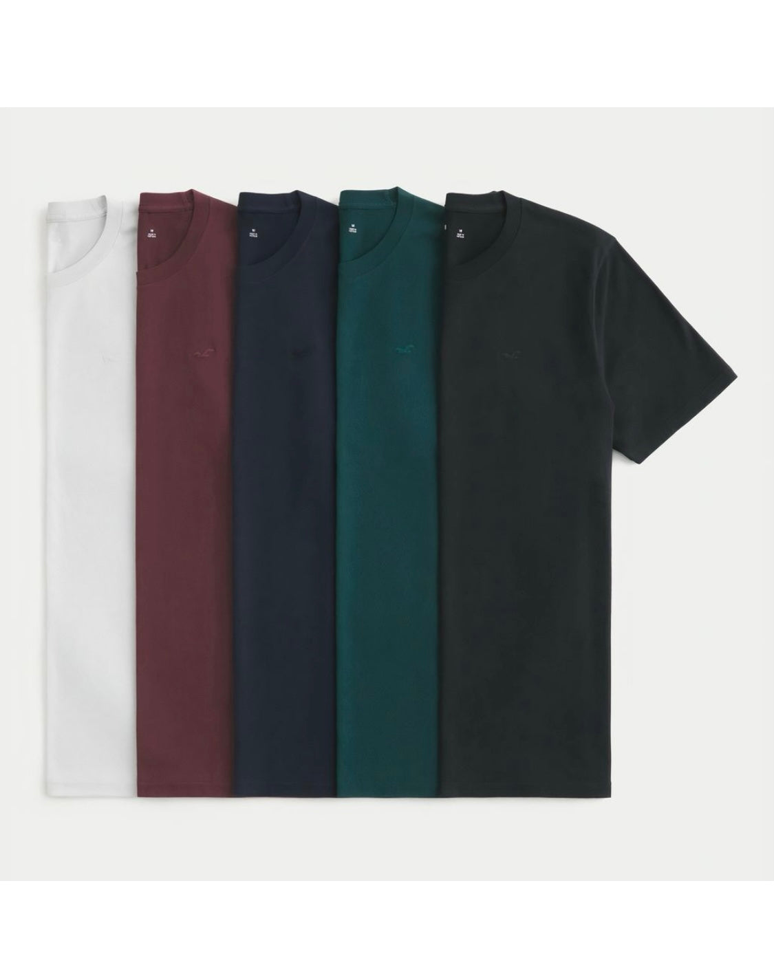 Pack de 5 t-shirts ras du cou à emblème