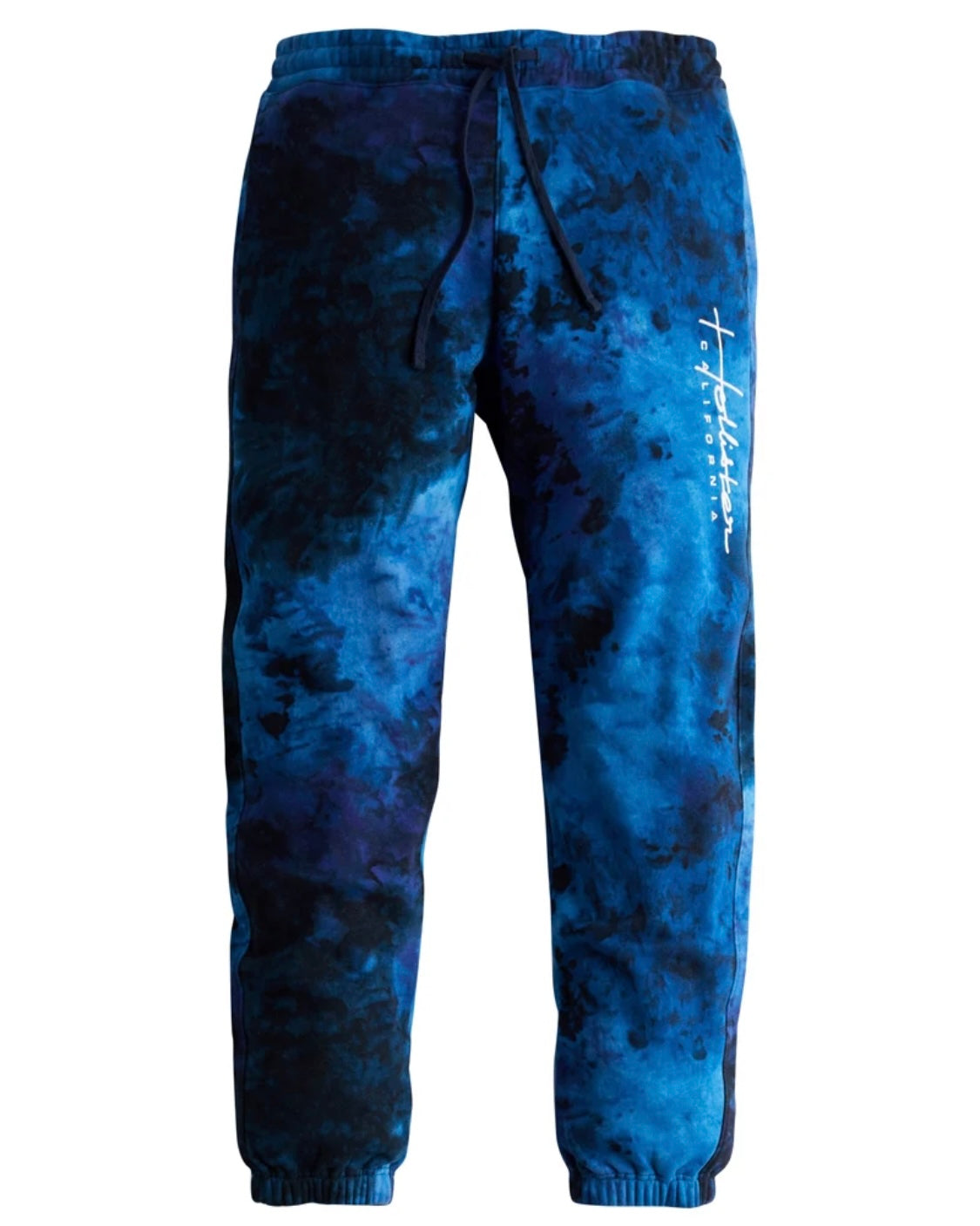 Jogging en polaire tie-dye Bleu