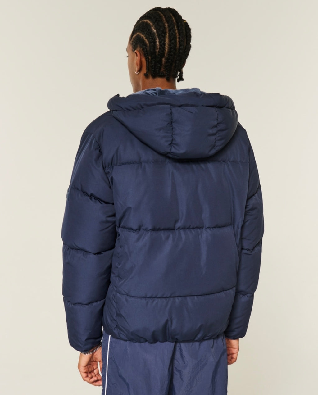 Doudoune doublée de fausse fourrure