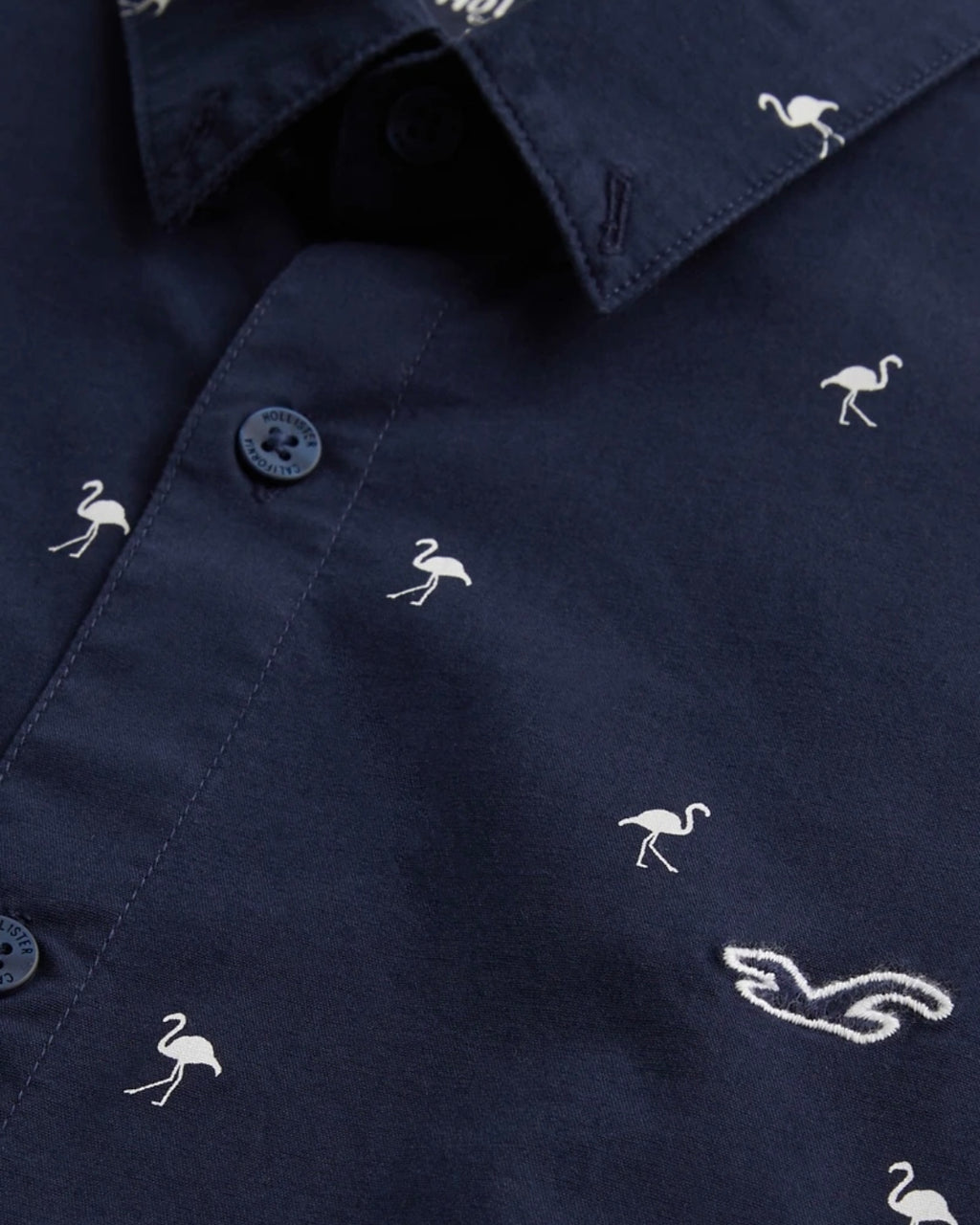 Chemise boutonnée décontractée à manches courtes