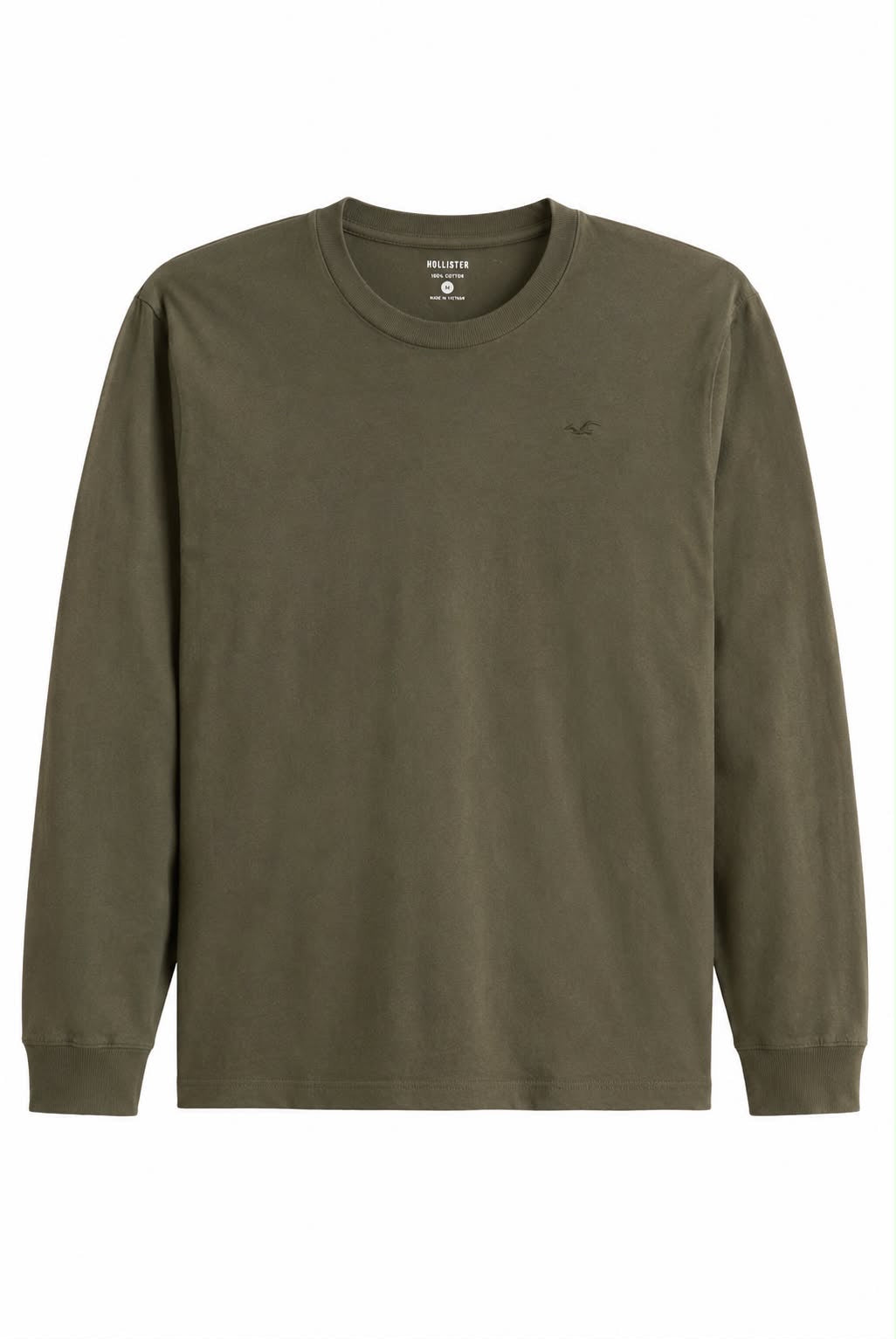 T-shirt à col rond avec manches longues