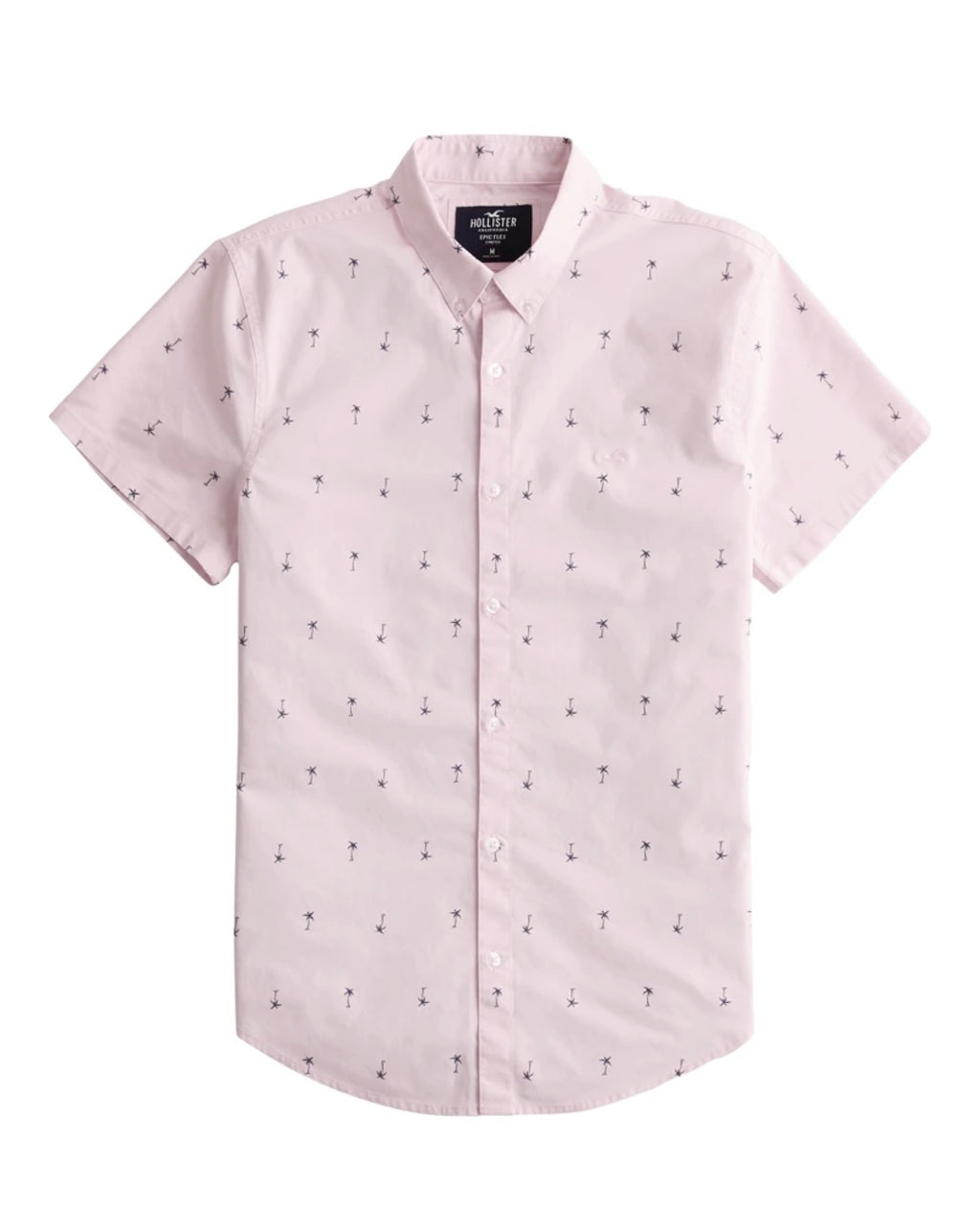 Chemise boutonnée décontractée à manches courtes