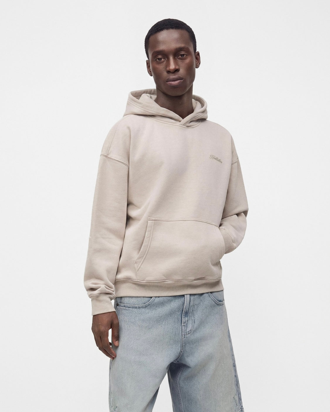 Sweat à capuche à logo Boxy