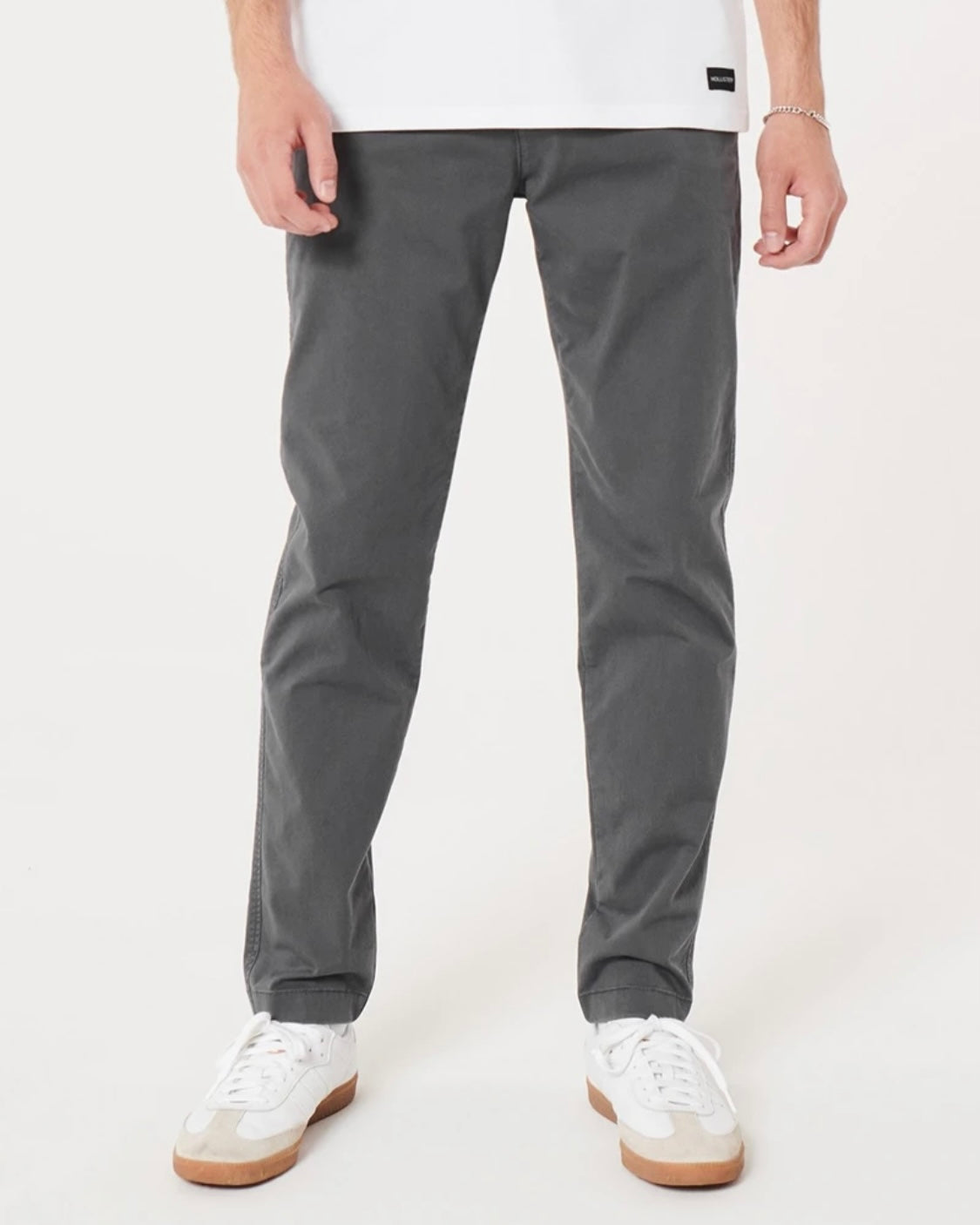 Pantalon chino slim droit