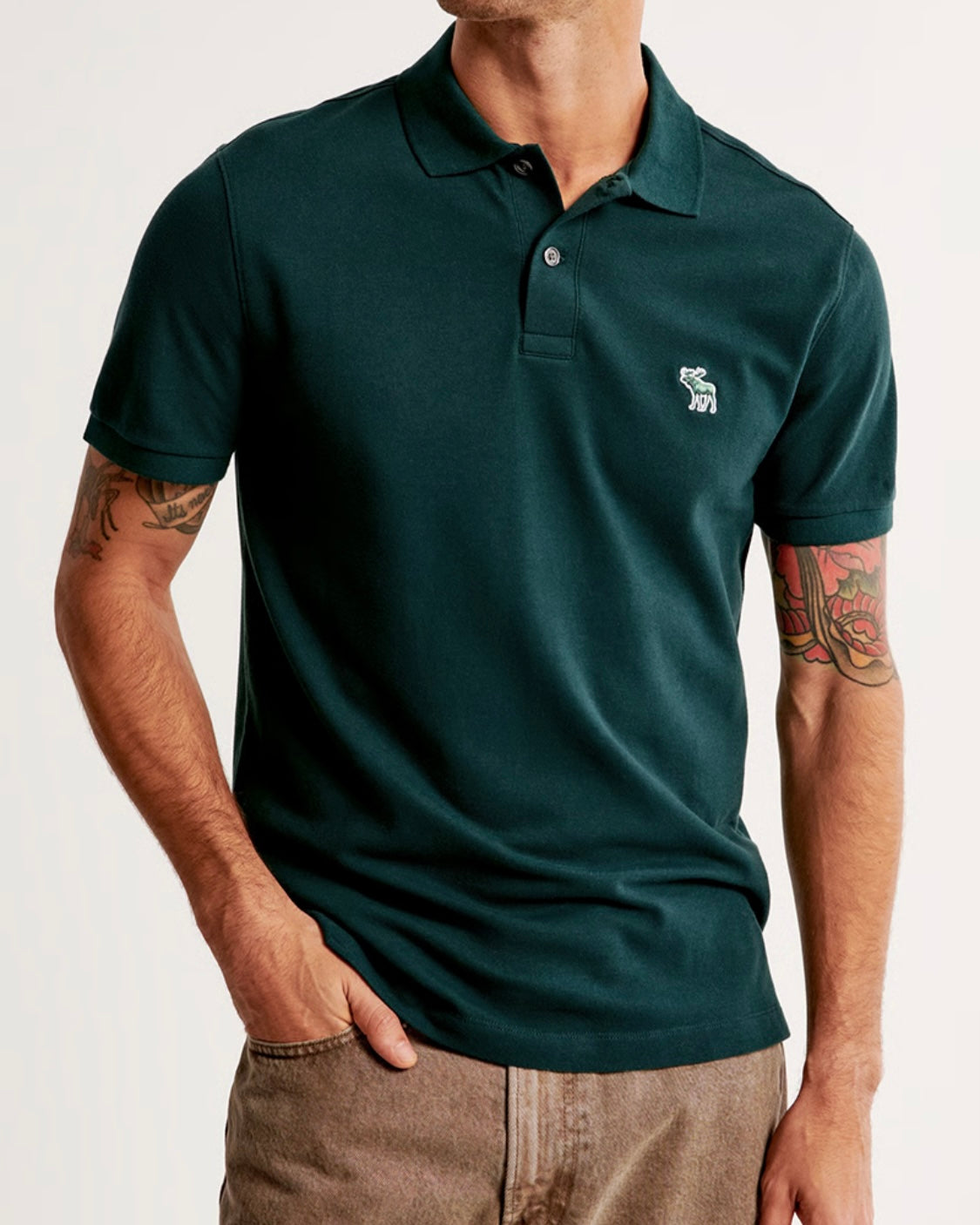 Polo à emblème A&F