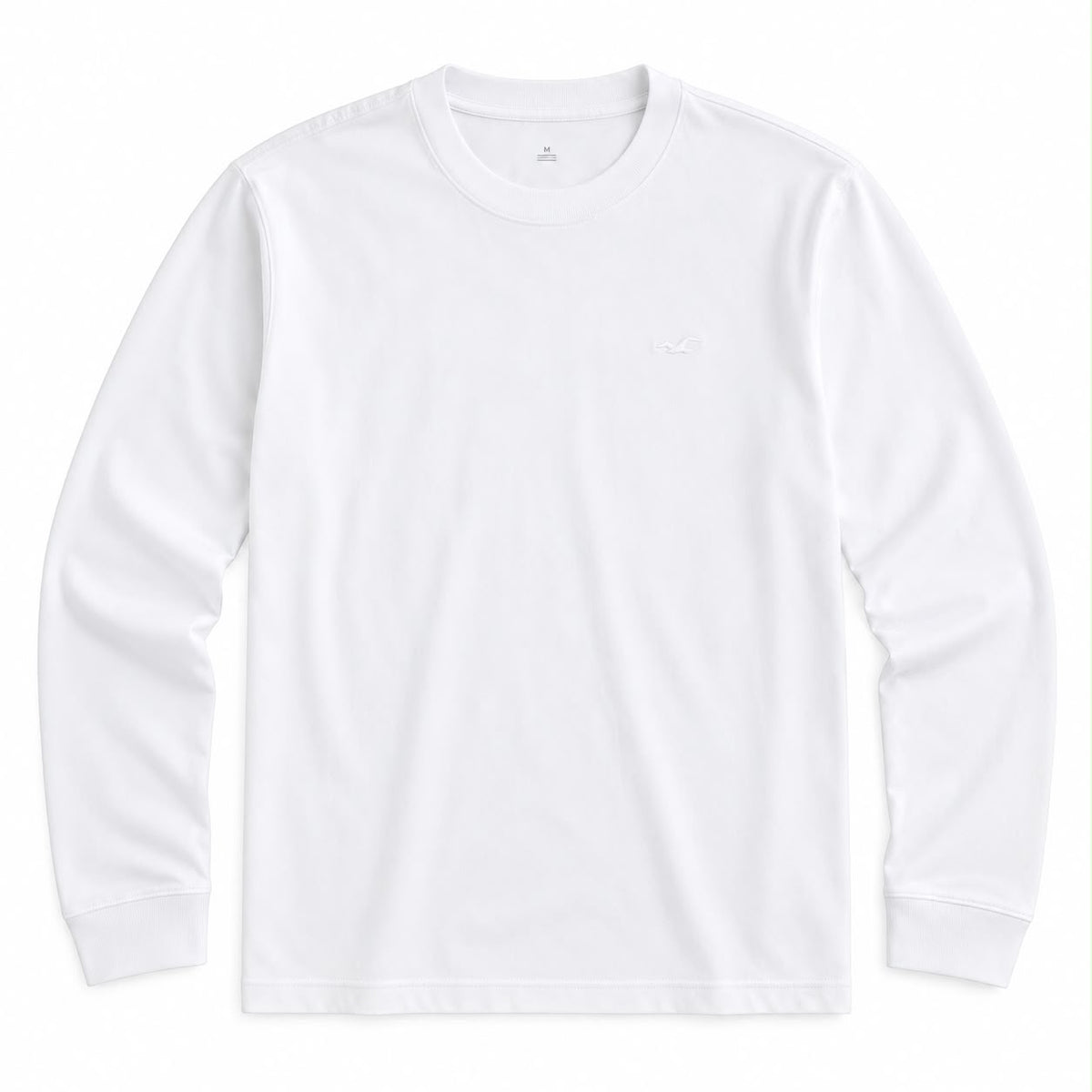 T-shirt à col rond avec manches longues