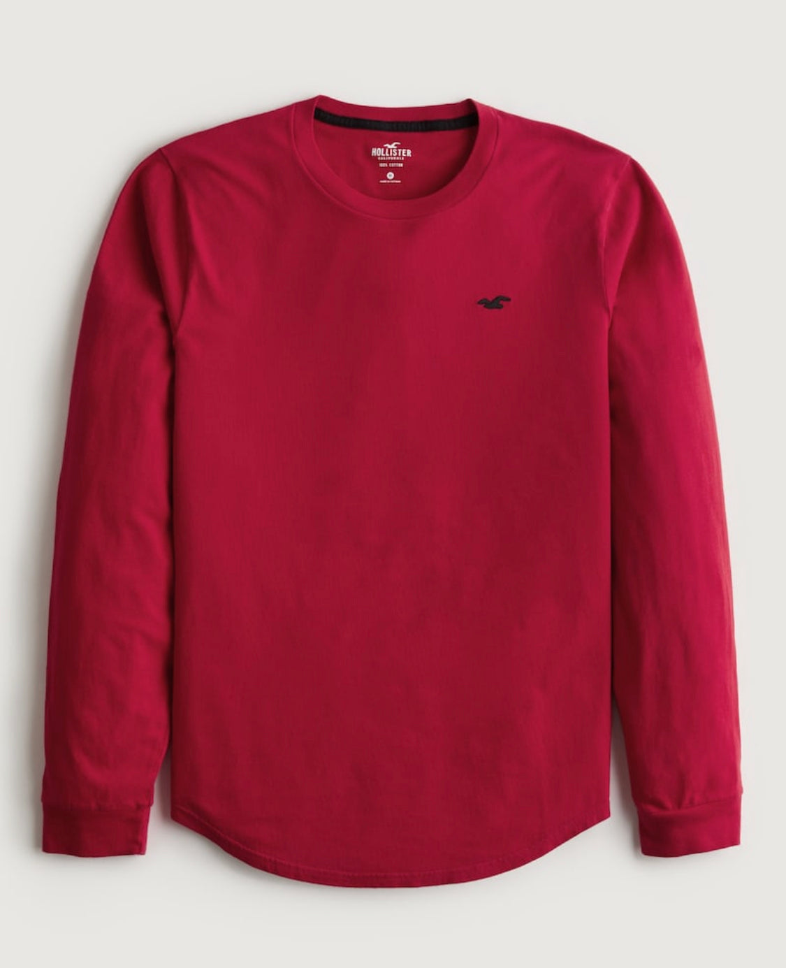 T-shirt à col rond avec manches longues
