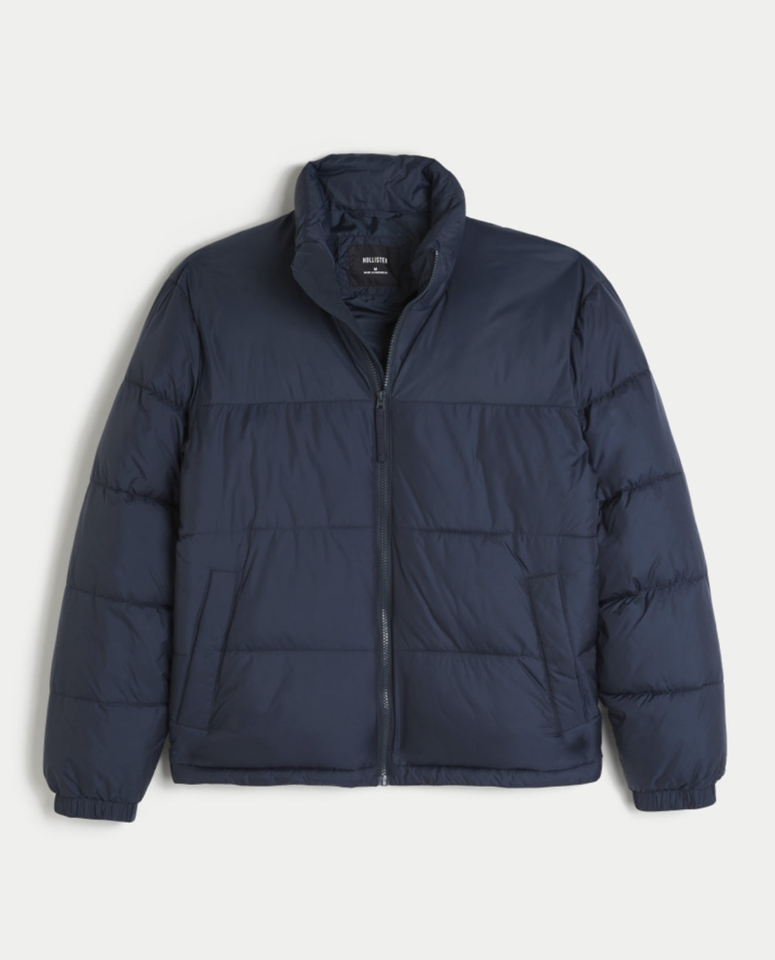 Doudoune à col cheminée de coupe boxy