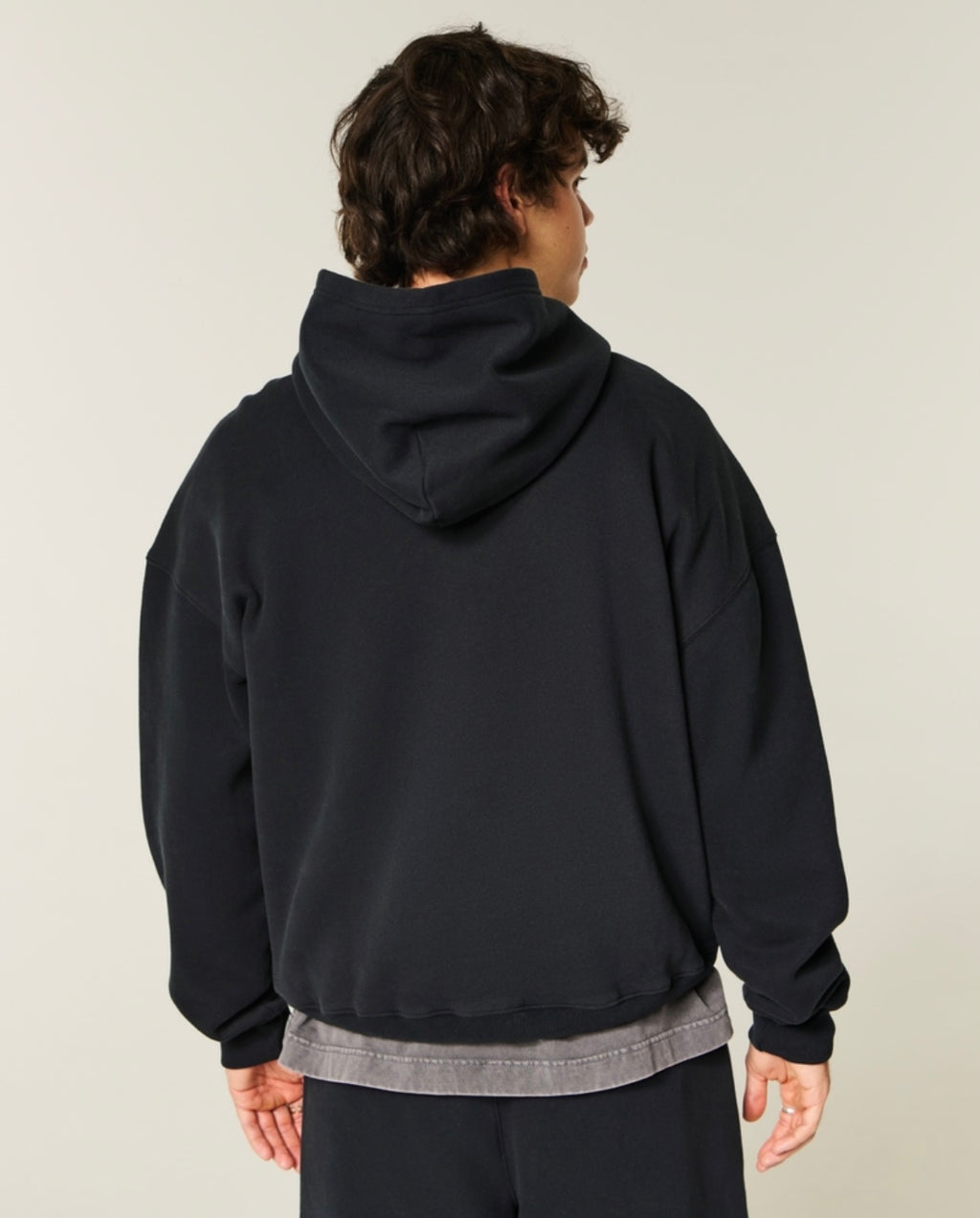 Sweat à capuche à logo Boxy