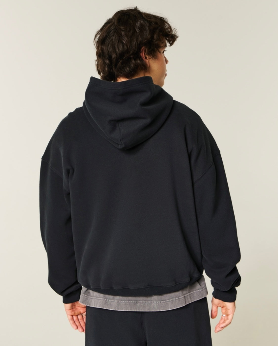 Sweat à capuche à logo Boxy