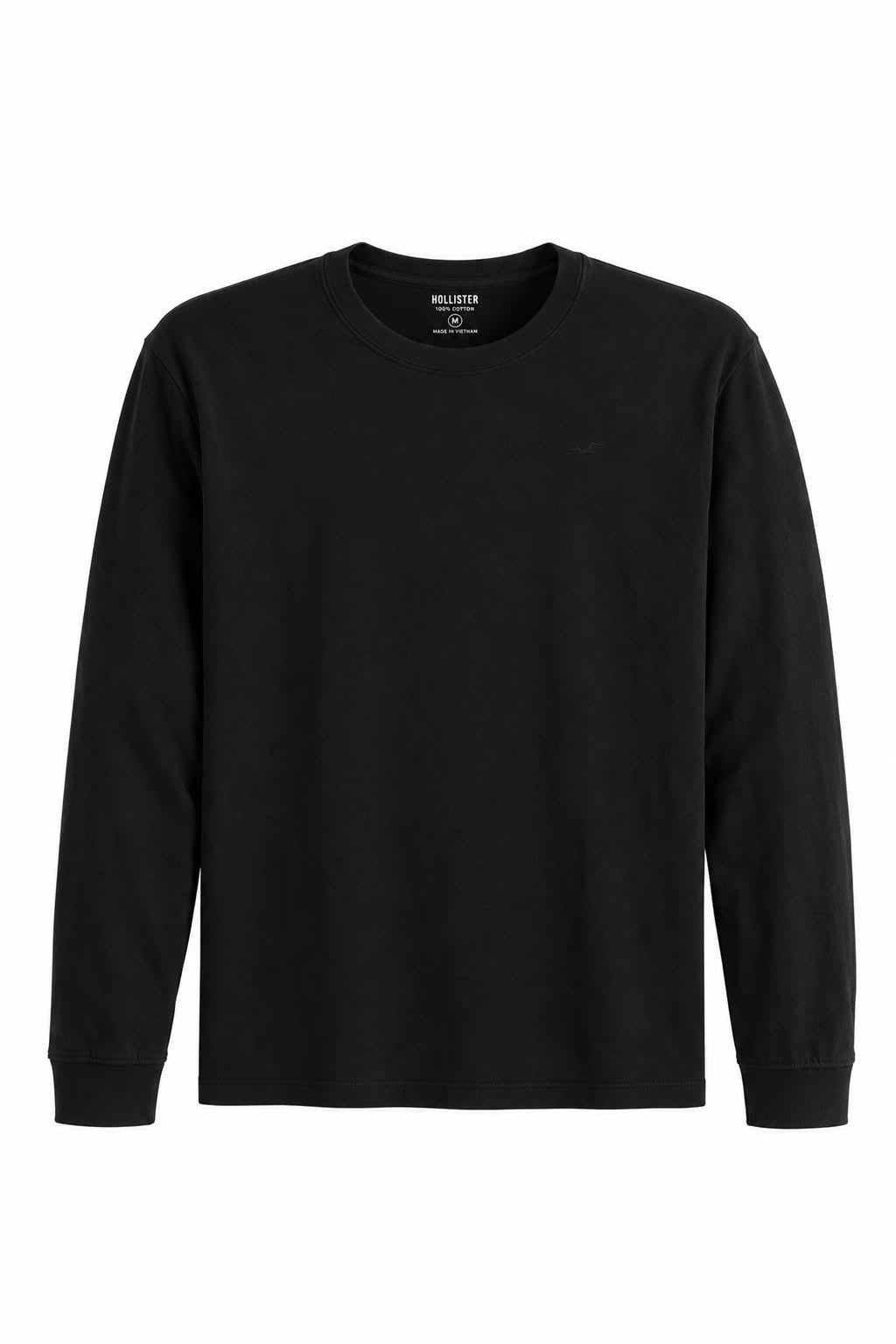 T-shirt à col rond avec manches longues