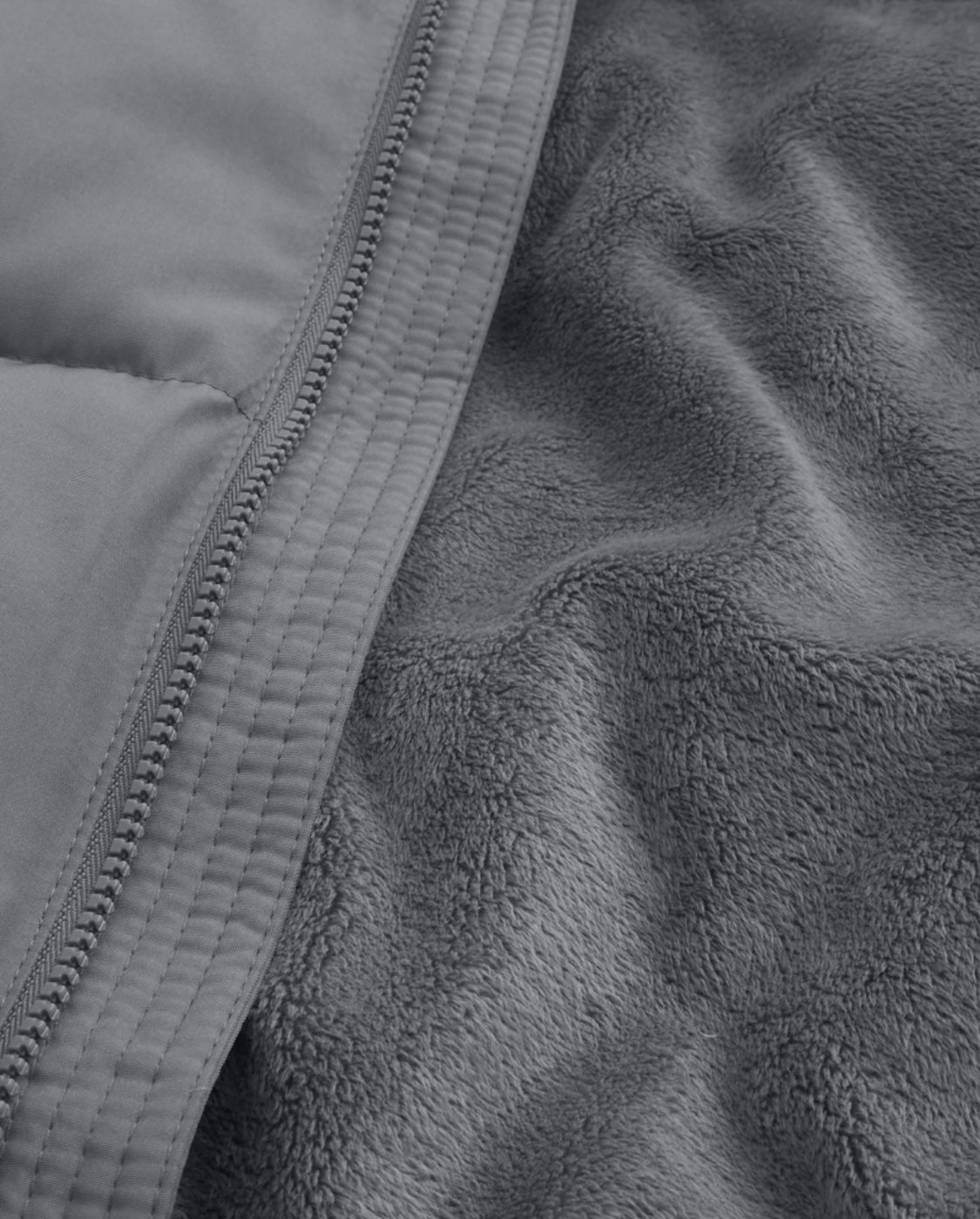 Doudoune doublée de fausse fourrure