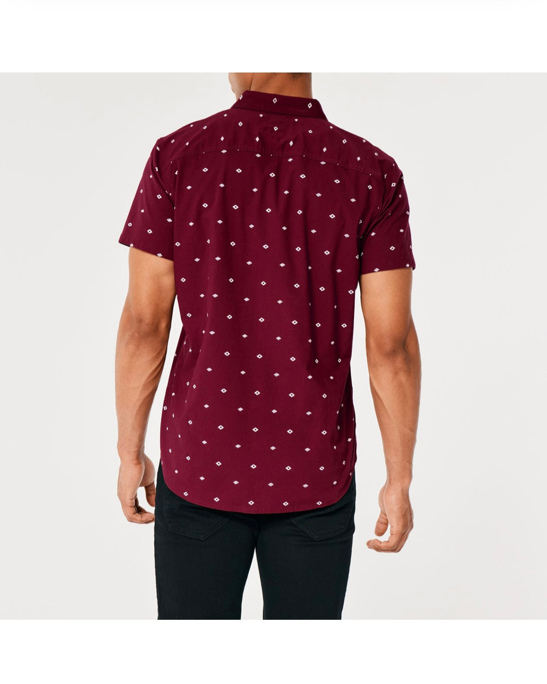 Chemise boutonnée décontractée à manches courtes
