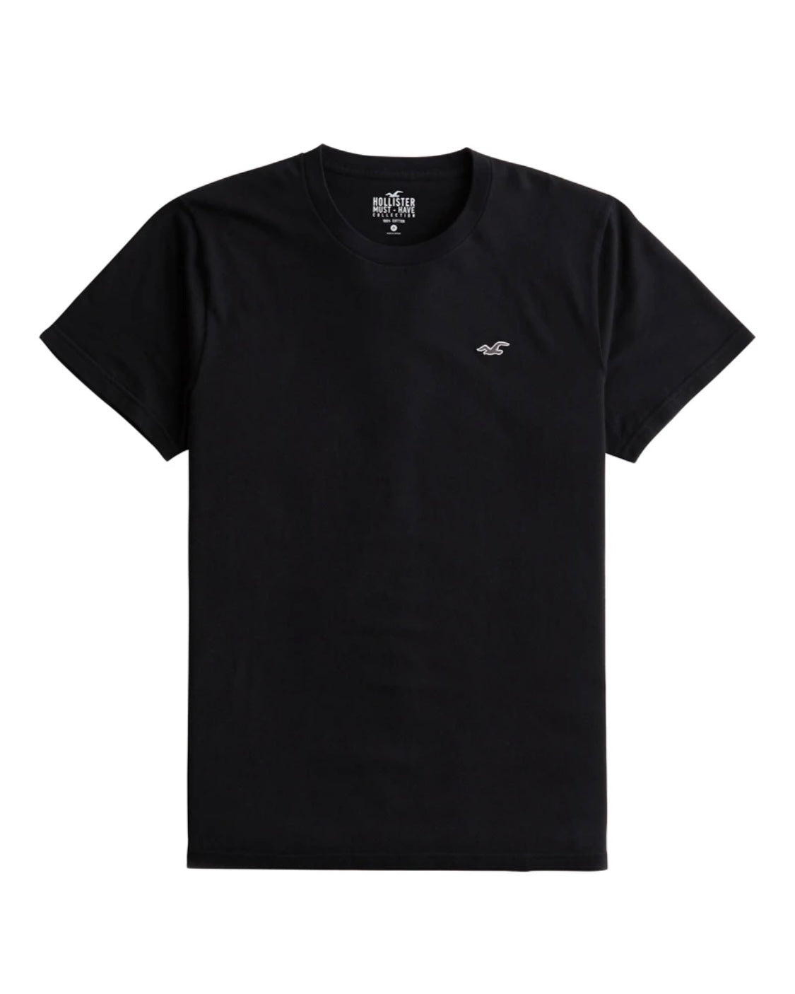 T-shirt ras du cou à emblème Logo Gris