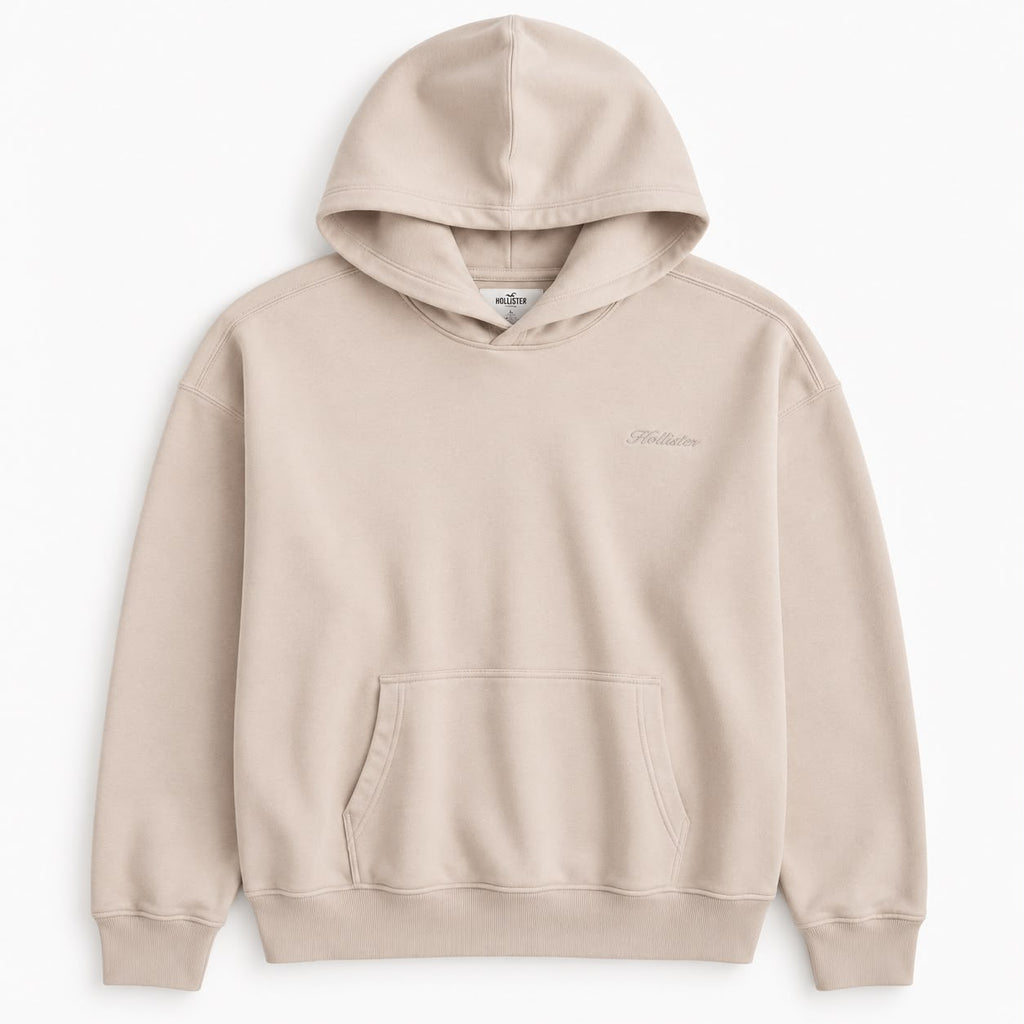 Sweat à capuche à logo Boxy