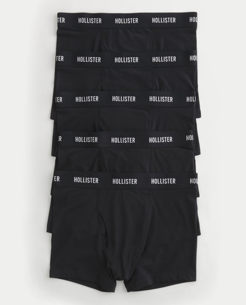 Lot de 5 boxers classiques à braguette invisible Hollister