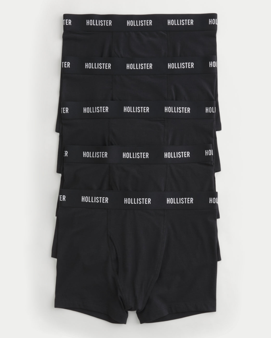 Lot de 5 boxers classiques à braguette invisible Hollister
