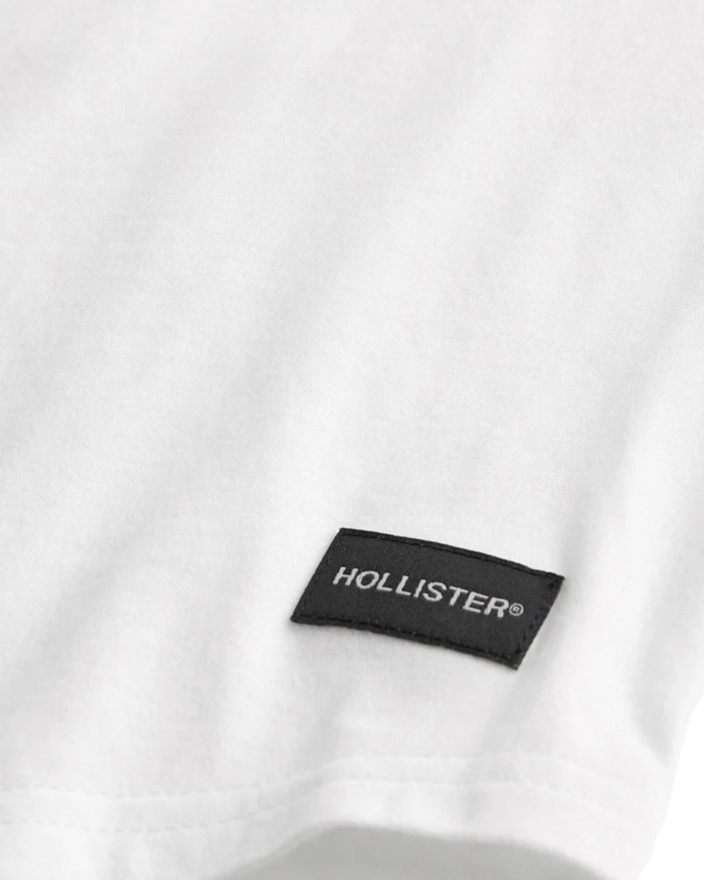 T-shirt ras du cou long à ourlet arrondi