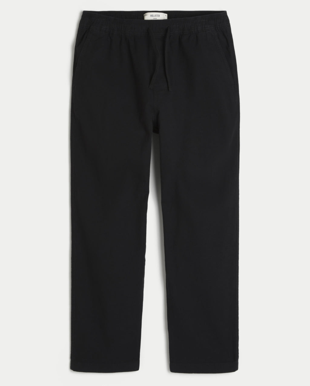 Pantalon ample à enfiler en lin mélangé