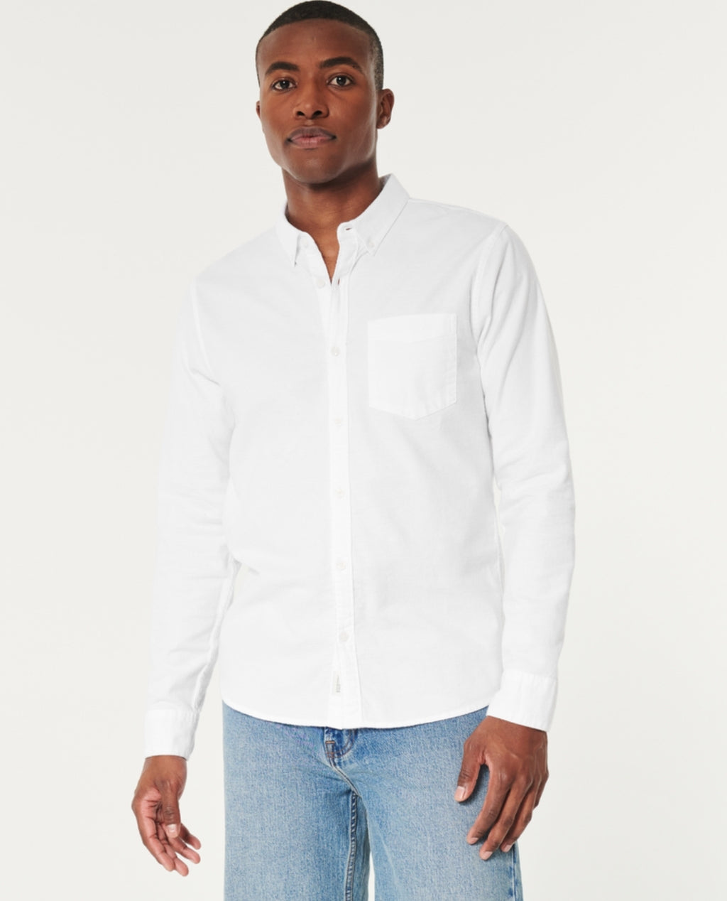 Chemise Oxford à manches longues