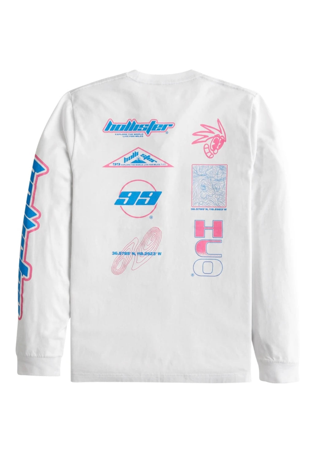 T-shirt à col rond avec manches longues