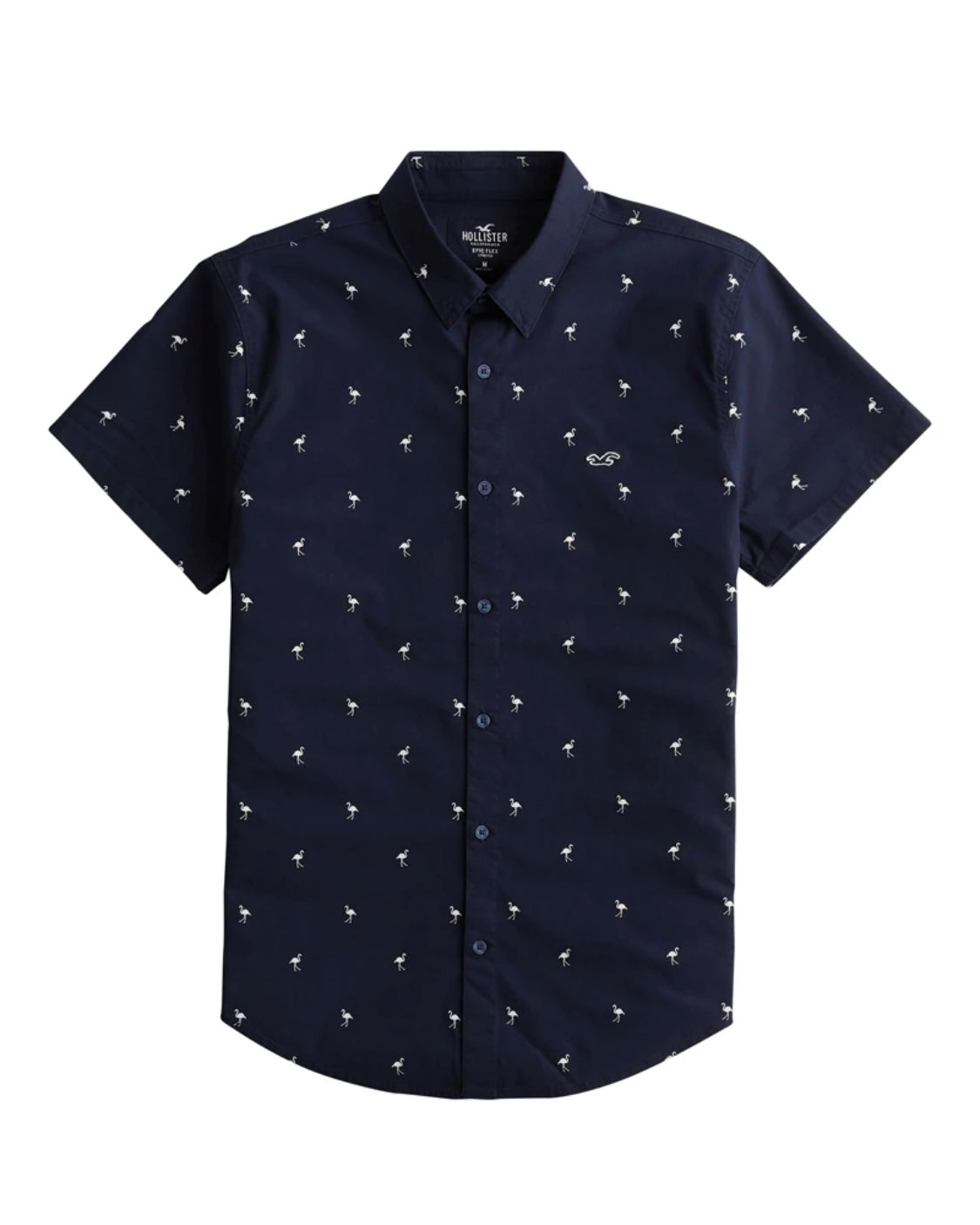 Chemise boutonnée décontractée à manches courtes