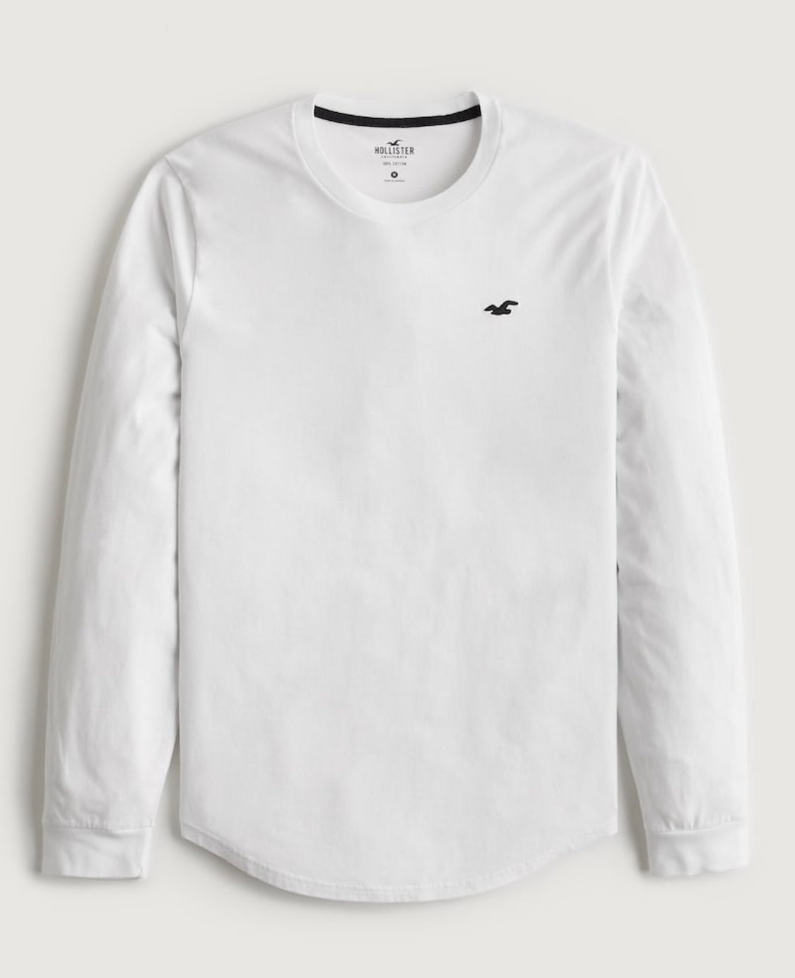 T-shirt à col rond avec manches longues